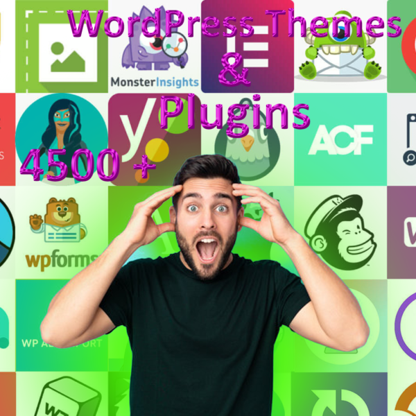 ​4500+ WordPress Themes & Plugins