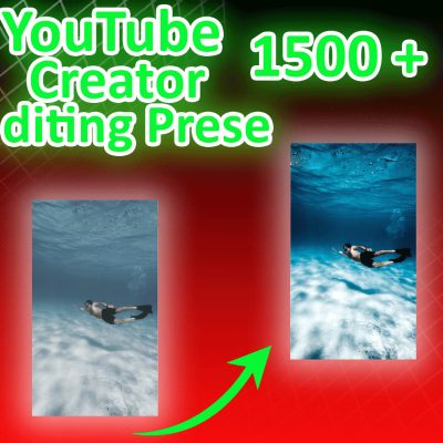1500+ YouTube Creator Editing Preset