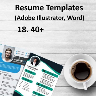 40+ Resume Templates (Adobe Illustrator, Word)