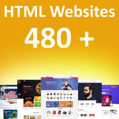 480+ HTML Websites