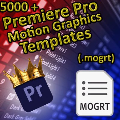 5000+ Adobe Premiere Pro Motion Graphics Templates (.mogrt)