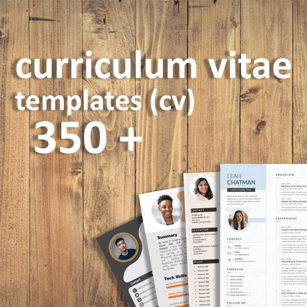 350+ Curriculum Vitae Templates (CV)